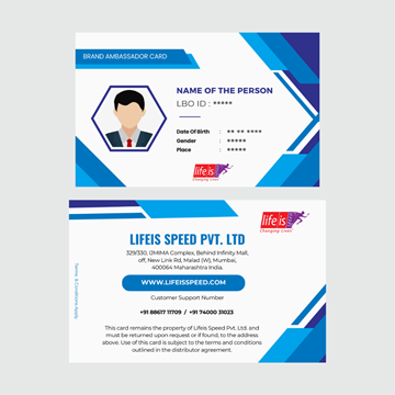 Picture of LIFEIS BUSINESS OWNER ID CARD