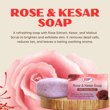 Picture of ROSE & KESAR SOAP